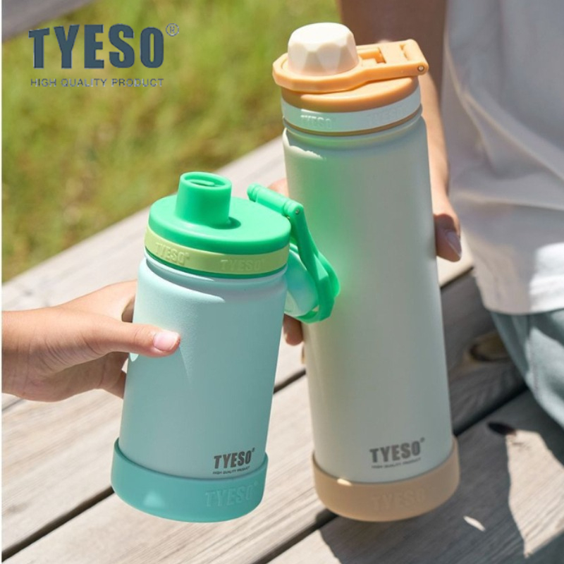 Sports Equipment 5 Years Old - กระติกน้ำเก็บอุณหภูมิ TYESO 420/600/750 มล. สำหรับเด็ก กระบอกน้ำสแตนเลสสุญญากาศ