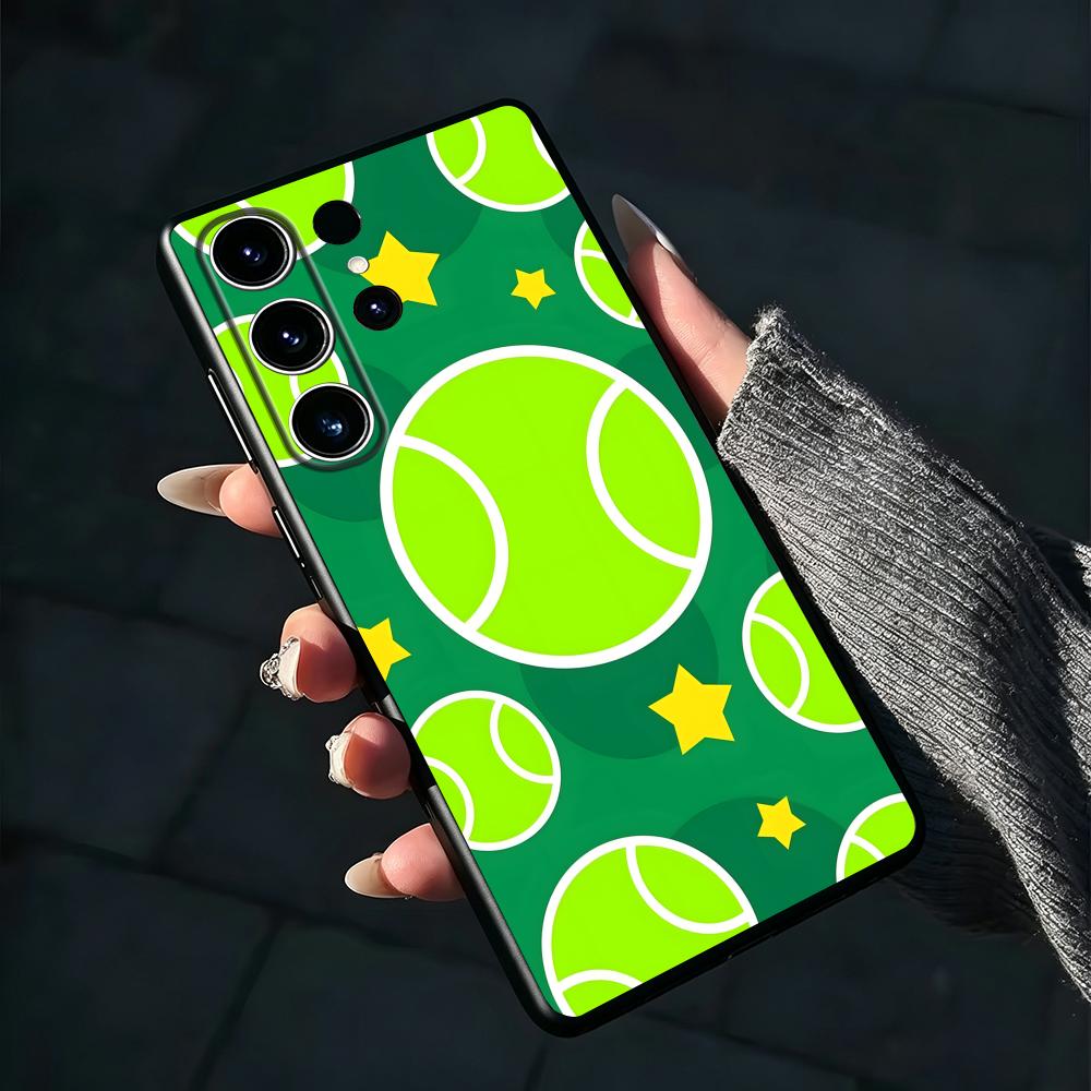 Tennis Racket - เคสโทรศัพท์ลายไม้เทนนิสสำหรับ Samsung Galaxy S26 S25 S24