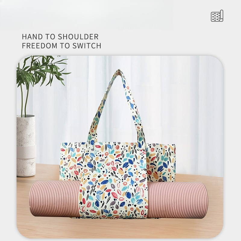 กระเป๋าผ้าแคนวาสลายดอกไม้สำหรั - Yoga Mat บทวิจารณ์และราคา