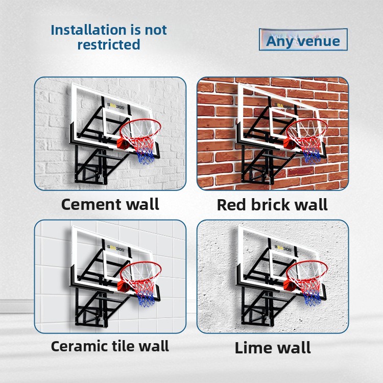 ห่วงบาสเกตบอลแบบติดผนัง ปรับคว - Basketball Hoop บทวิจารณ์และราคา