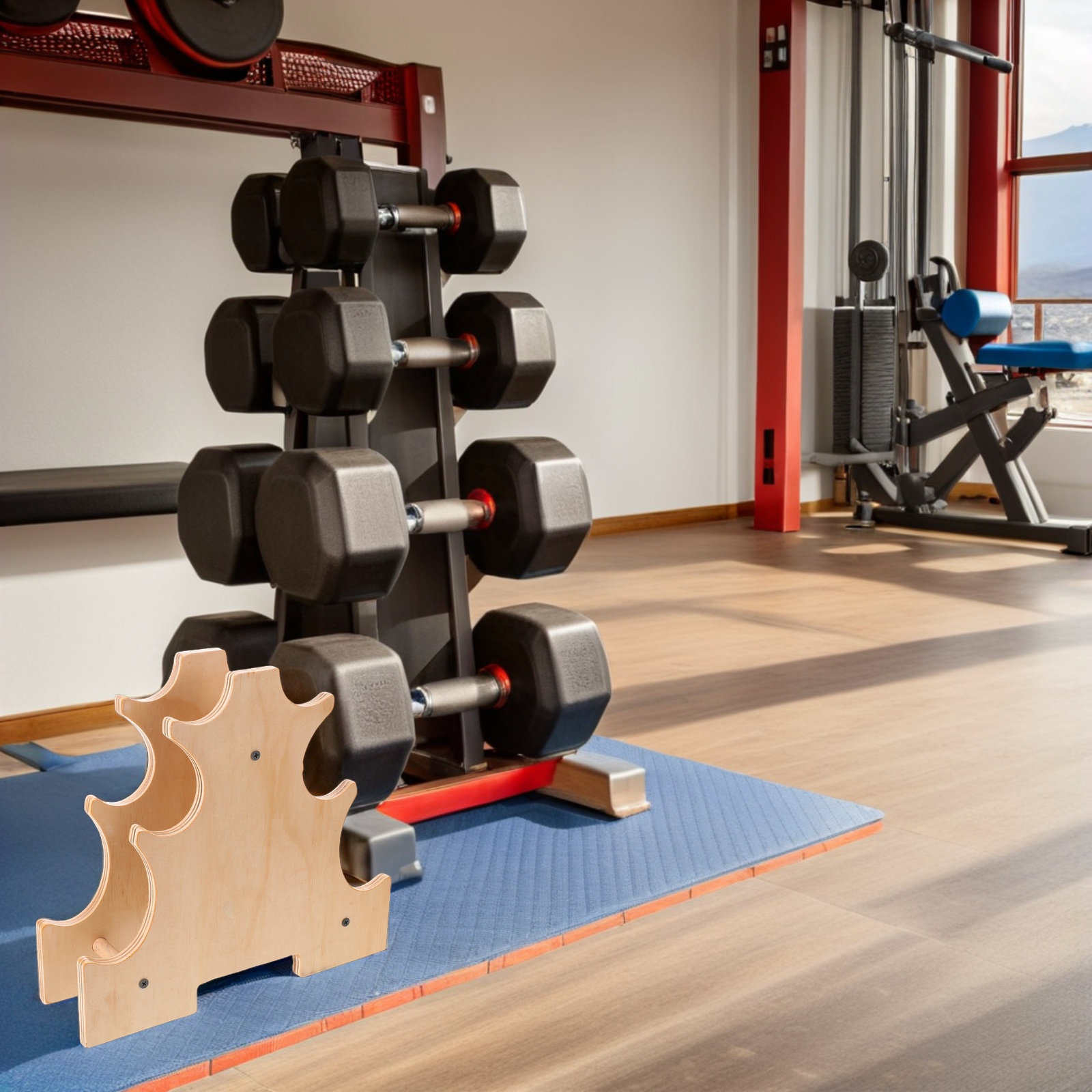 ชั้นวางดัมเบลสำหรับบ้านสไตล์โม - Dumbbell Set บทวิจารณ์และราคา