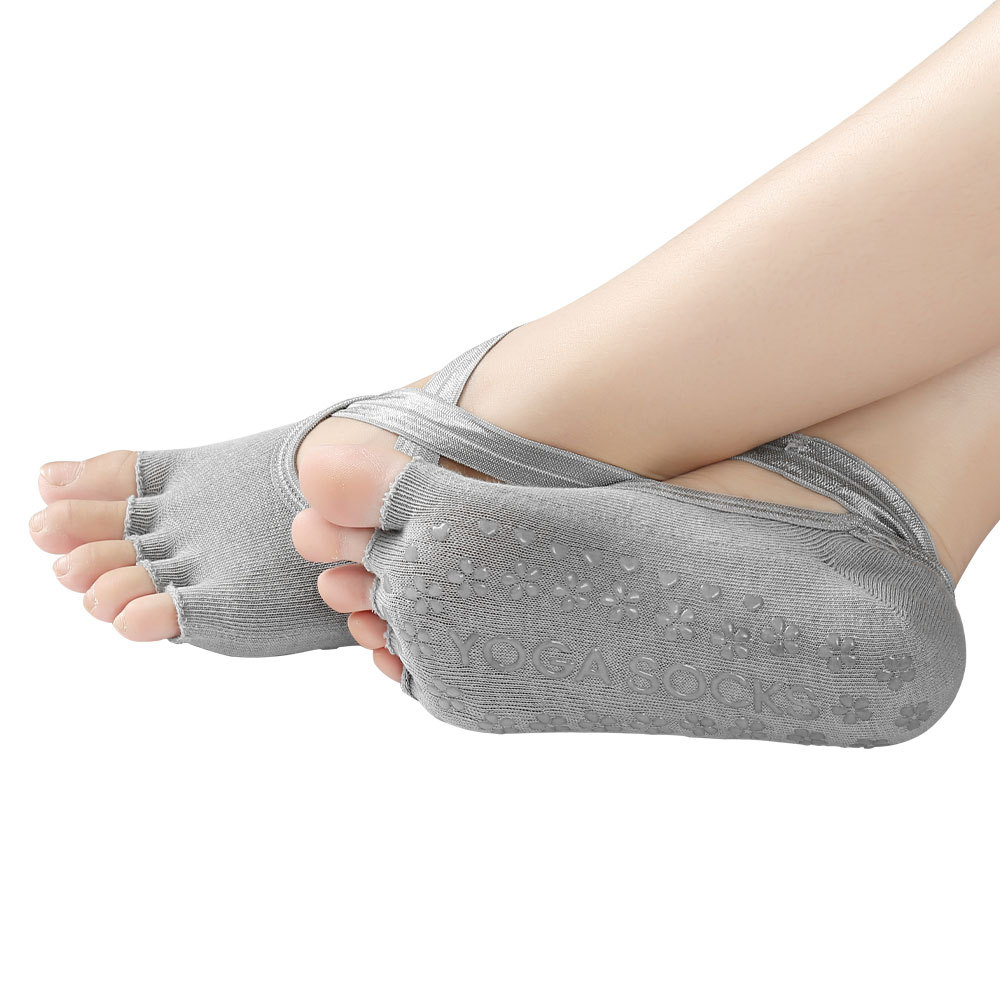 ถุงเท้าโยคะแบบห้านิ้วปลายเท้า  - Yoga Mat บทวิจารณ์และราคา