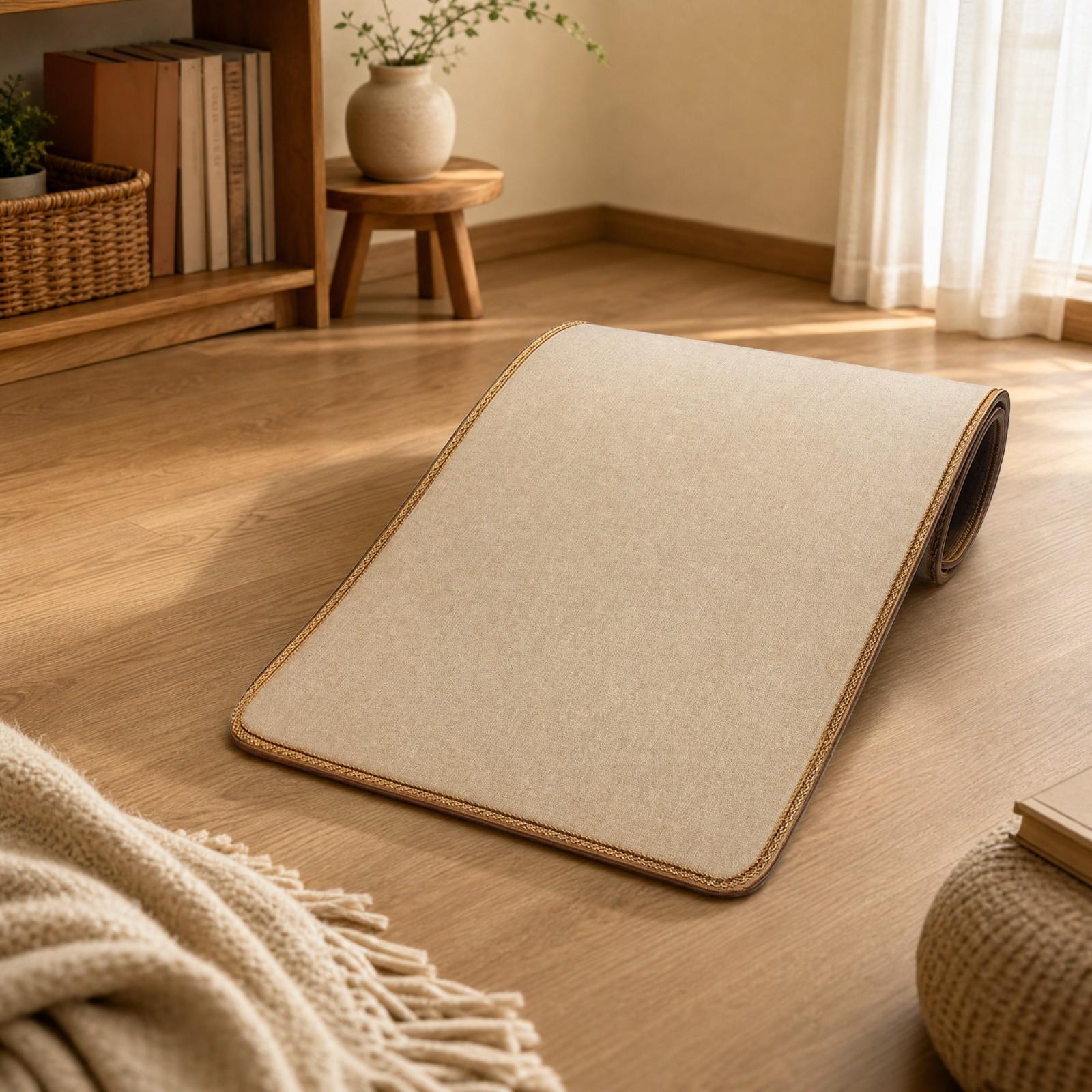 เสื่อรองพื้นผ้าลินินสำหรับโยคะ - Yoga Mat บทวิจารณ์และราคา