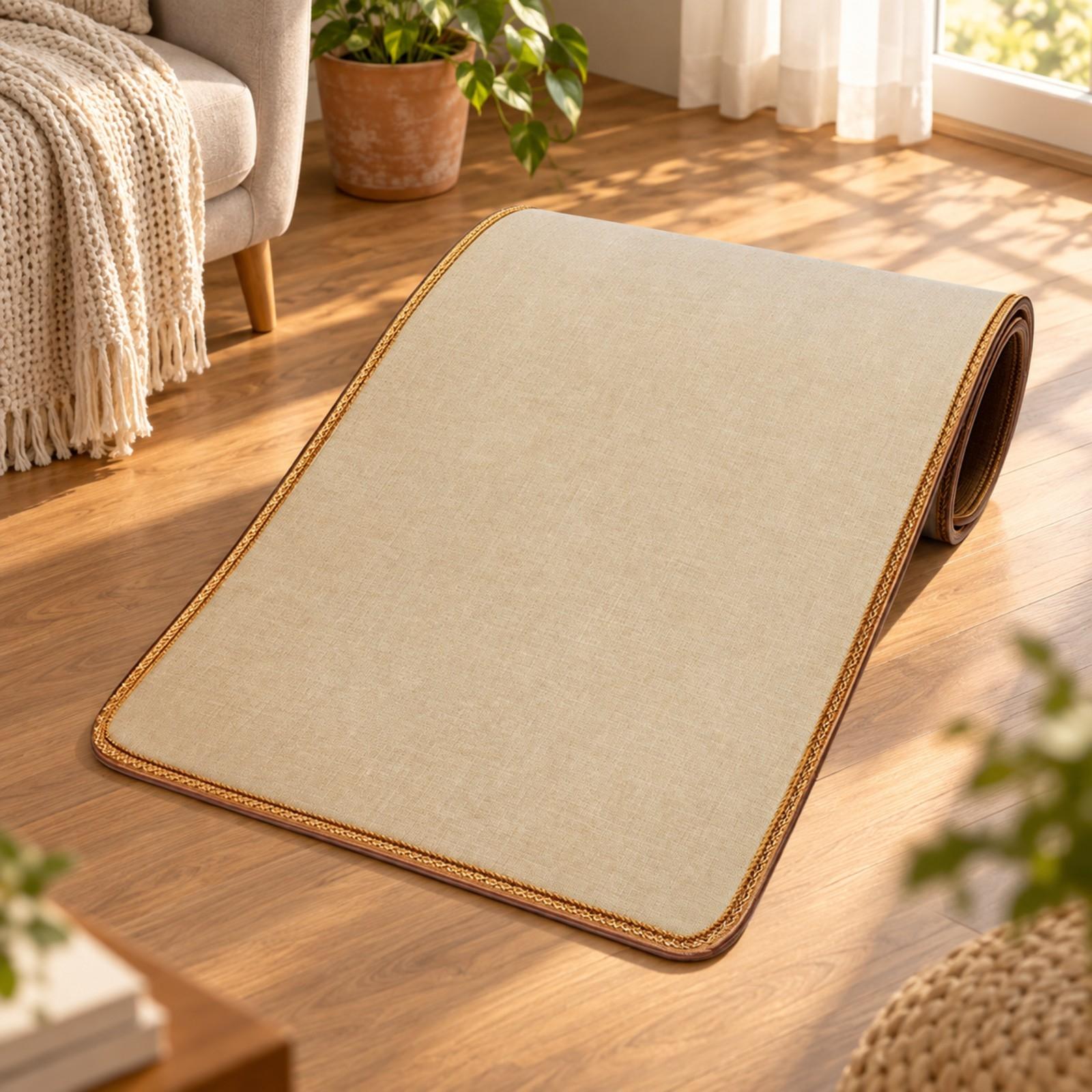 เสื่อรองพื้นผ้าลินินสำหรับโยคะ - Yoga Mat บทวิจารณ์และราคา